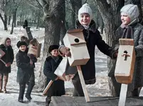 Весенние скворечники. Оренбург, 1973 год.webp